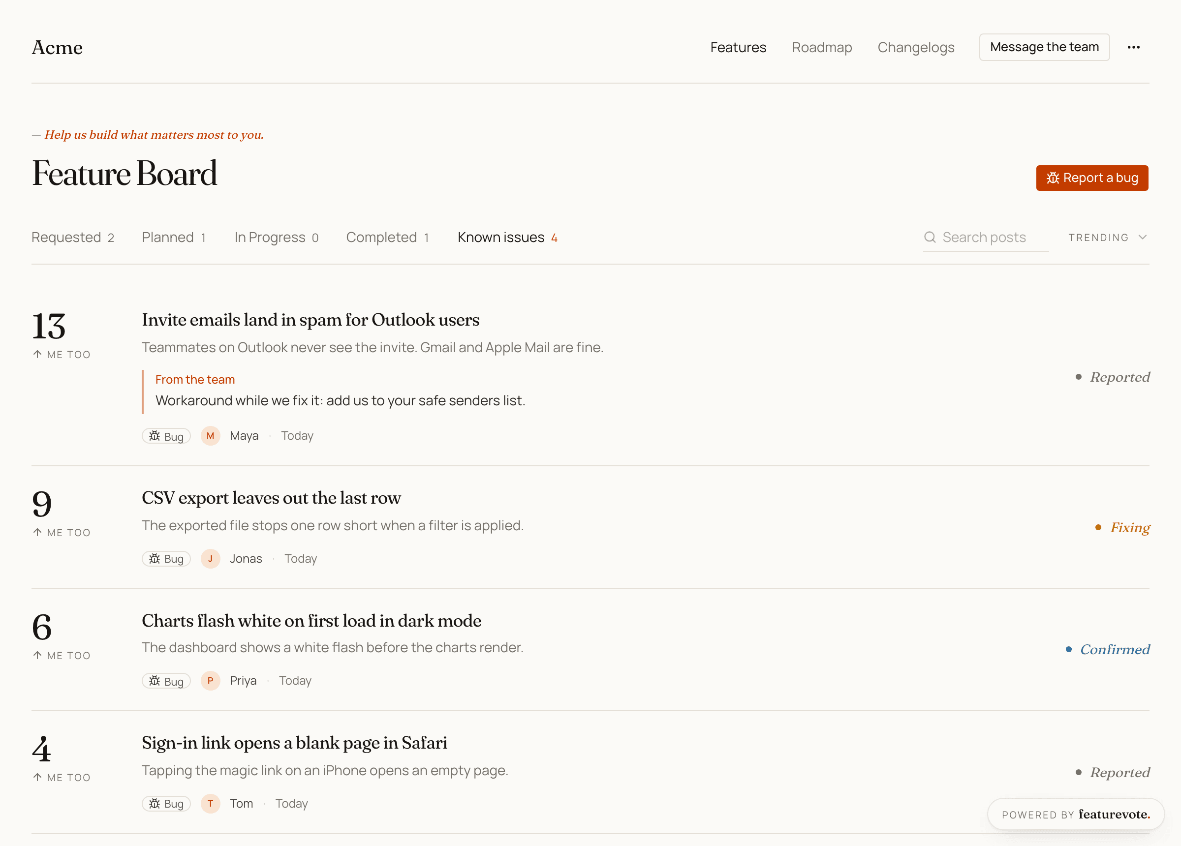 Feature attachment 1