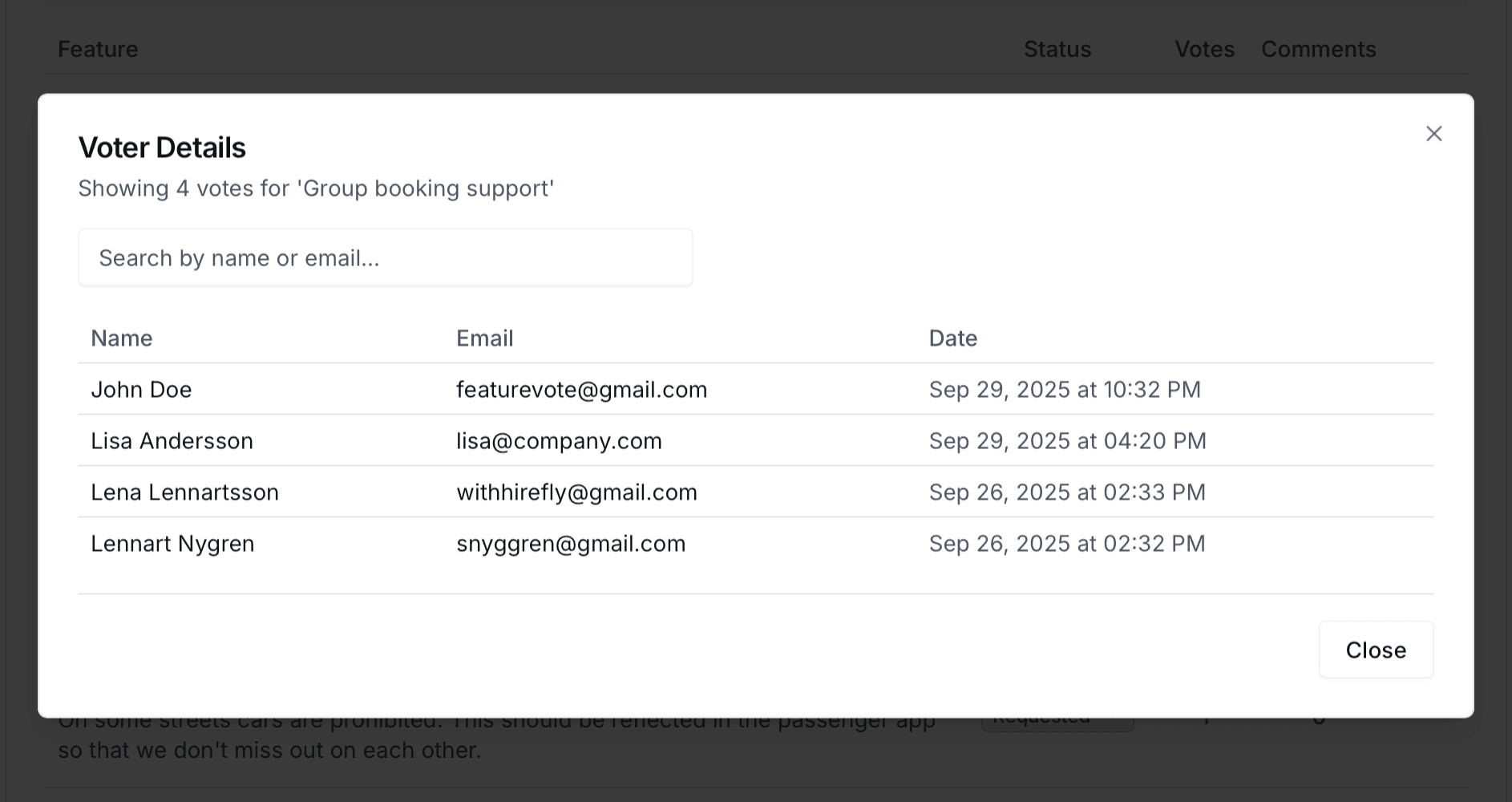 Feature attachment 1